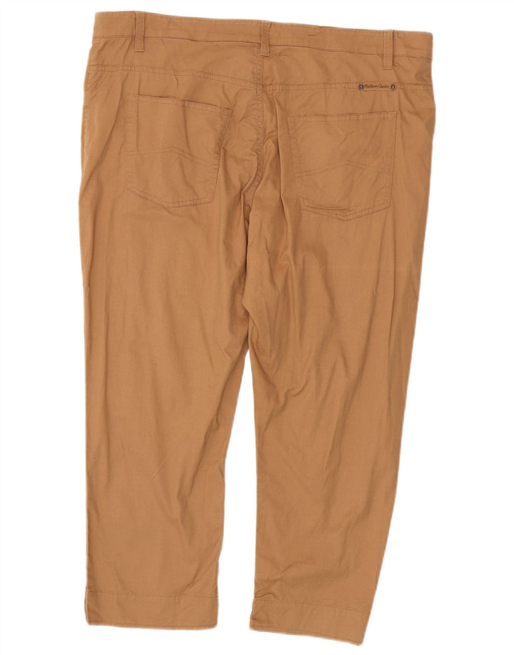 Marlboro Classics Womens Cropped Trousers W38 L24 Brown Cotton