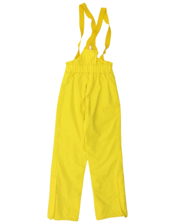 Vintage Womens Dungarees Ski Trousers EU 34 XS  Yellow Polyamide