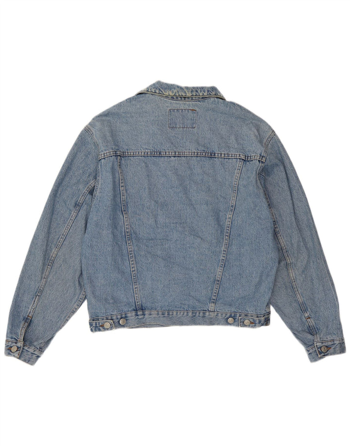 Carrera Mens Denim Jacket UK 38 Medium Blue Cotton