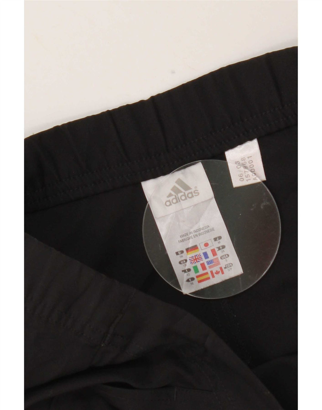 Adidas Womens Tracksuit Trousers UK 10 Small Black Polyester