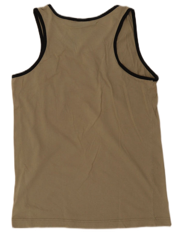 Kappa Mens Vest Top Medium Beige Cotton