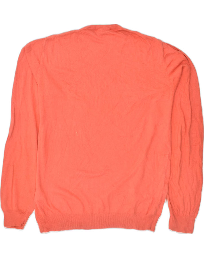 FILA Mens Crew Neck Jumper Sweater Small Orange Cotton | Vintage Fila | Thrift | Second-Hand Fila | Used Clothing | Messina Hembry 