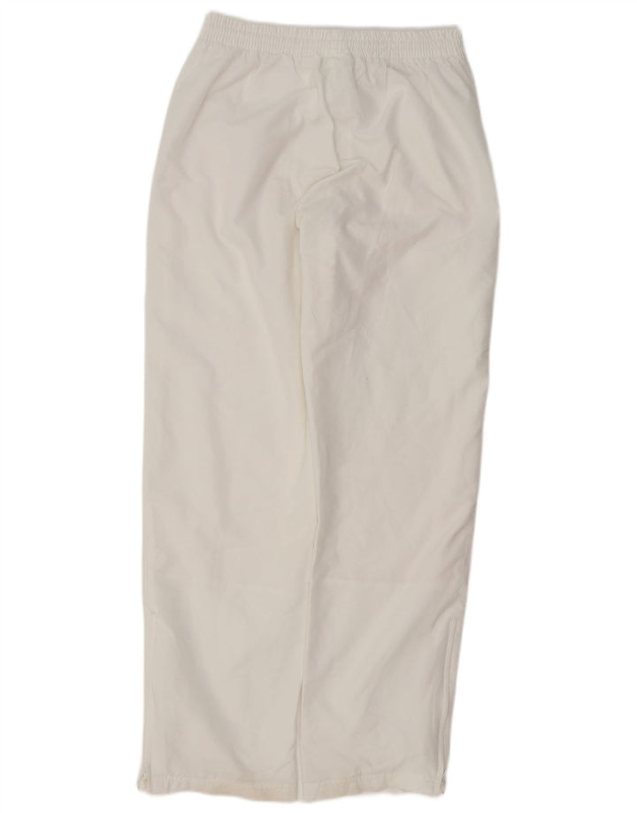 Adidas Womens Tracksuit Trousers UK 14 Large White Polyester