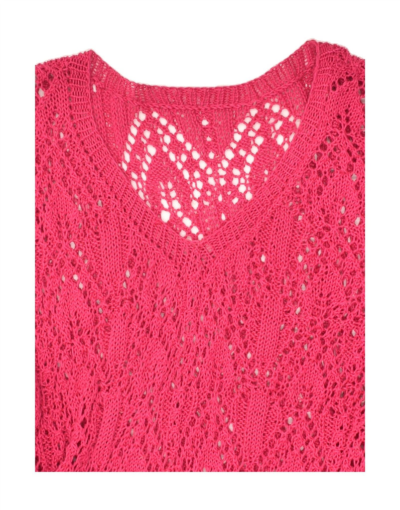 VINTAGE Womens Jumper Dress UK 12 Medium Pink | Vintage Vintage | Thrift | Second-Hand Vintage | Used Clothing | Messina Hembry 