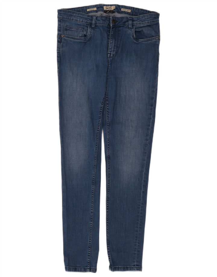 Dack's Womens Slim Jeans IT 48 Medium W32 L30 Blue Cotton
