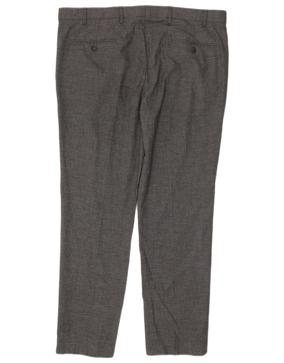 Marks & Spencer Mens Slim Chino Trousers W38 L31 Grey Polyester