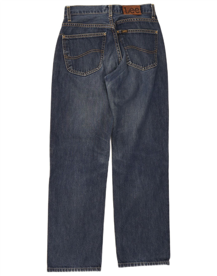Lee Mens Straight Jeans W30 L29 Navy Blue Cotton