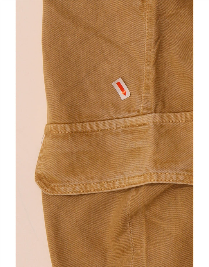 ZARA Womens Straight Cargo Trousers EU 40 Medium W30 L31 Beige Cotton Vintage Zara and Second-Hand Zara from Messina Hembry 