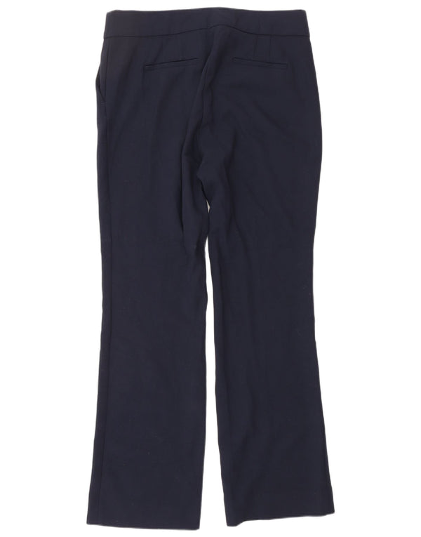 J. Crew Womens Edie Straight Chino Trousers US 8 Medium W32 L32 Navy Blue