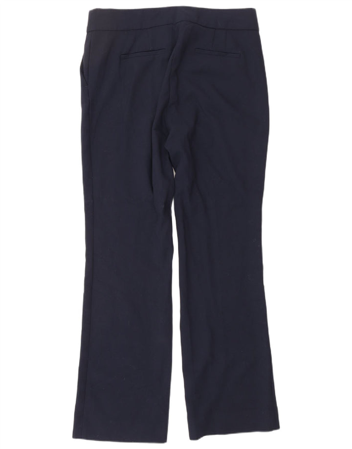 J. Crew Womens Edie Straight Chino Trousers US 8 Medium W32 L32 Navy Blue