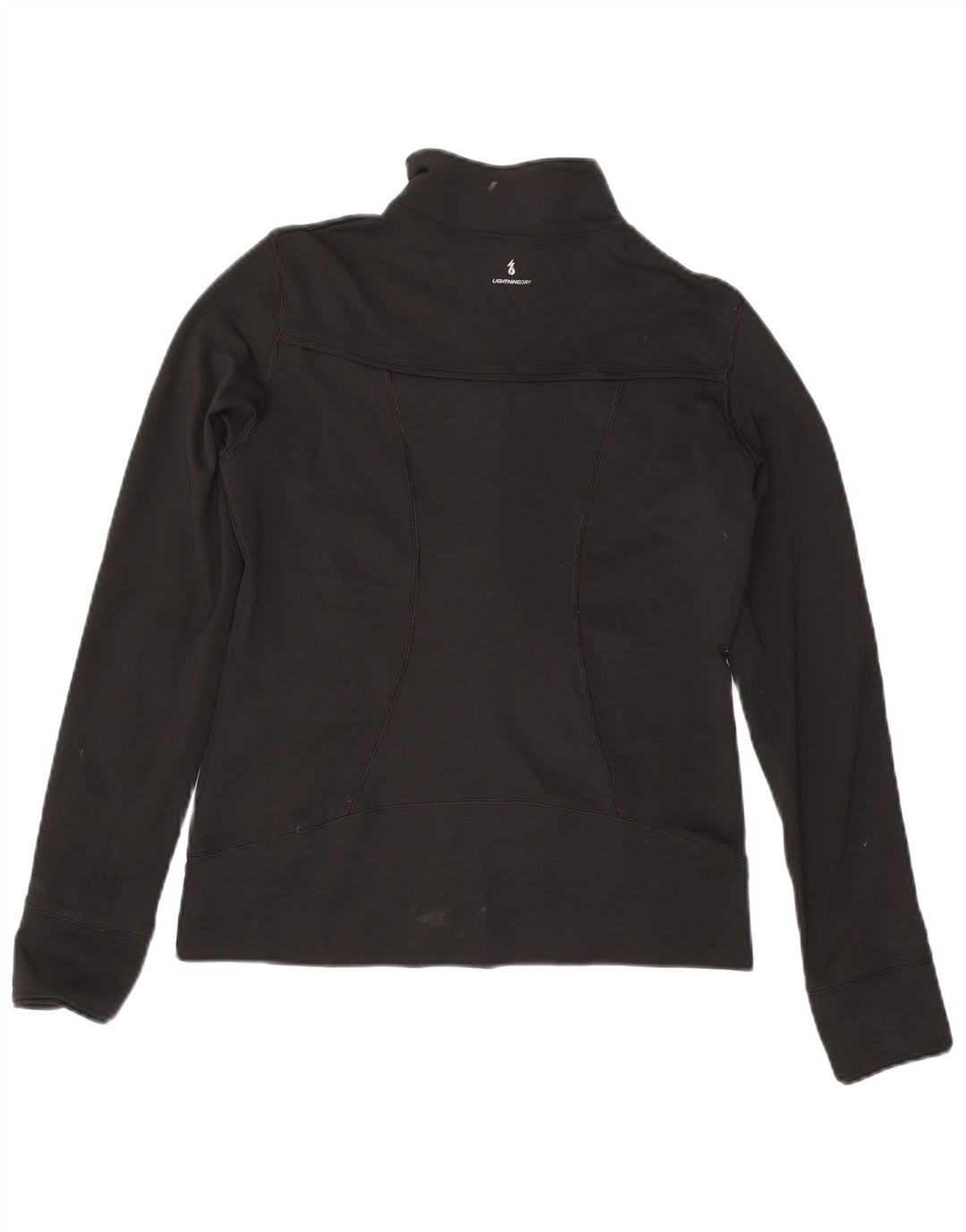 New Balance Womens Tracksuit Top Jacket UK 12 Medium Black Polyester