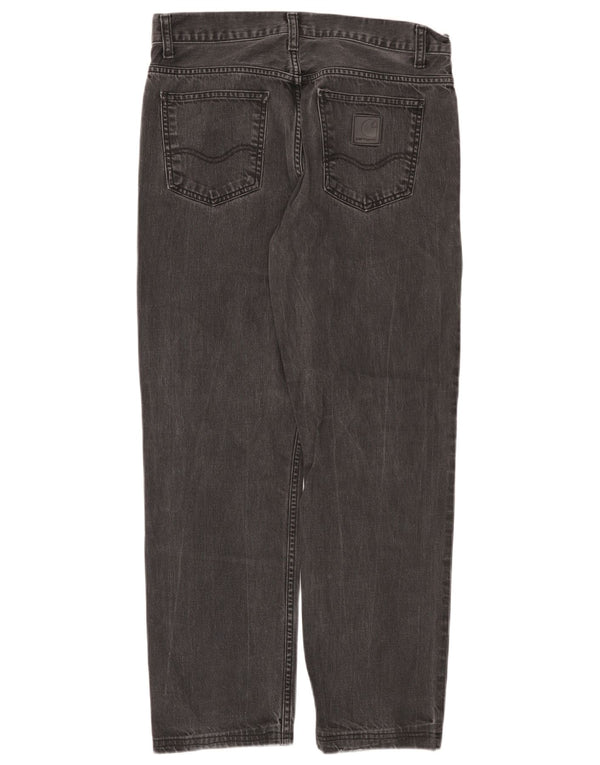 Carhartt Mens Straight Jeans W31 L28 Grey Cotton