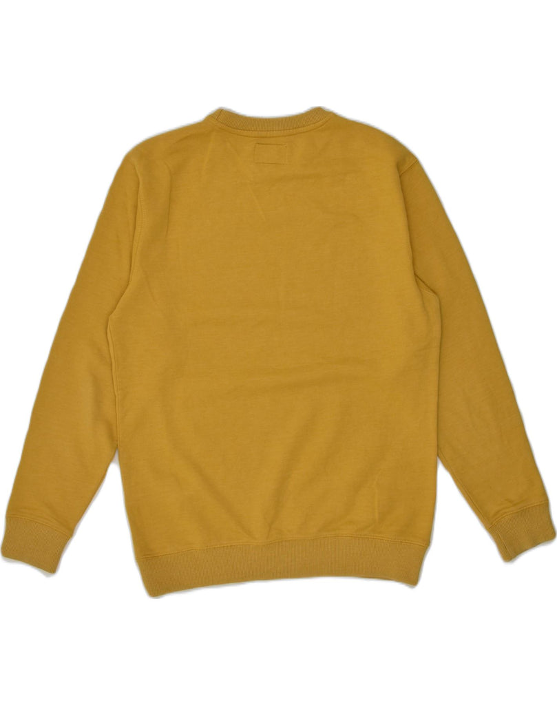 BILLABONG Boys Sweatshirt Jumper 15-16 Years Yellow Cotton | Vintage Billabong | Thrift | Second-Hand Billabong | Used Clothing | Messina Hembry 