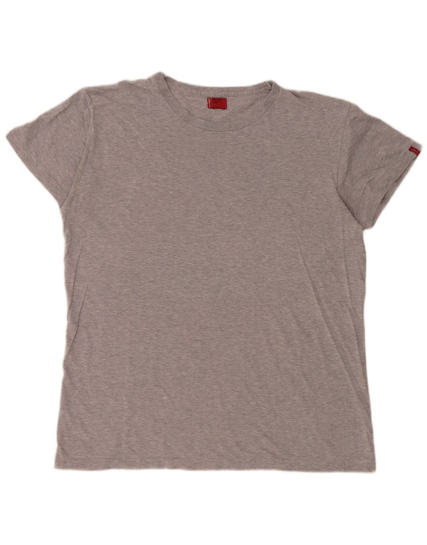 Levi's Mens T-Shirt Top Large Grey Flecked