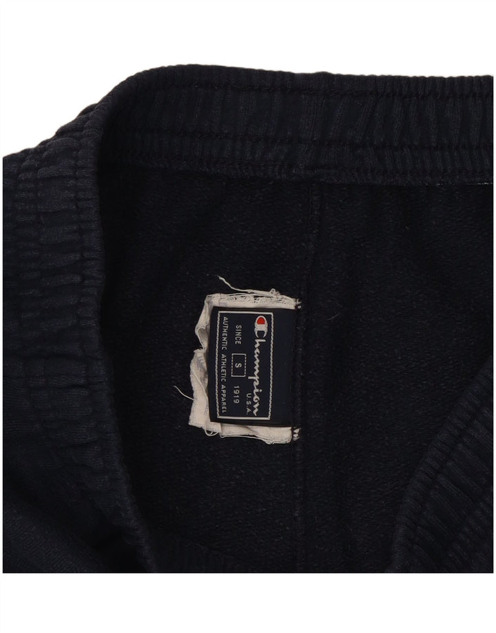 Champion Mens Tracksuit Trousers Small  Navy Blue Cotton