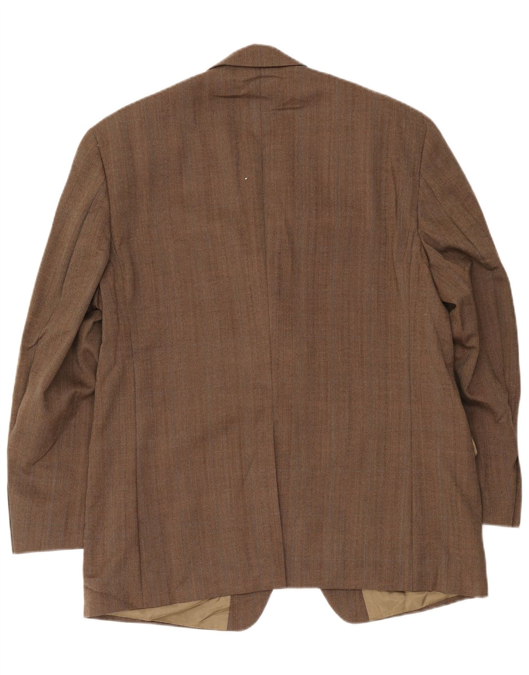 Ralph Lauren Mens 2 Button Blazer Jacket UK 43 Large Beige Herringbone Wool