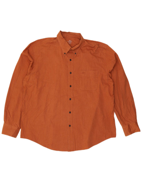 DOCKERS Mens Shirt XL Orange Cotton