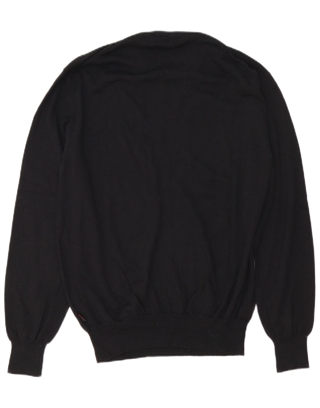 Kappa Mens Crew Neck Jumper Sweater 2XL Black Merino Wool