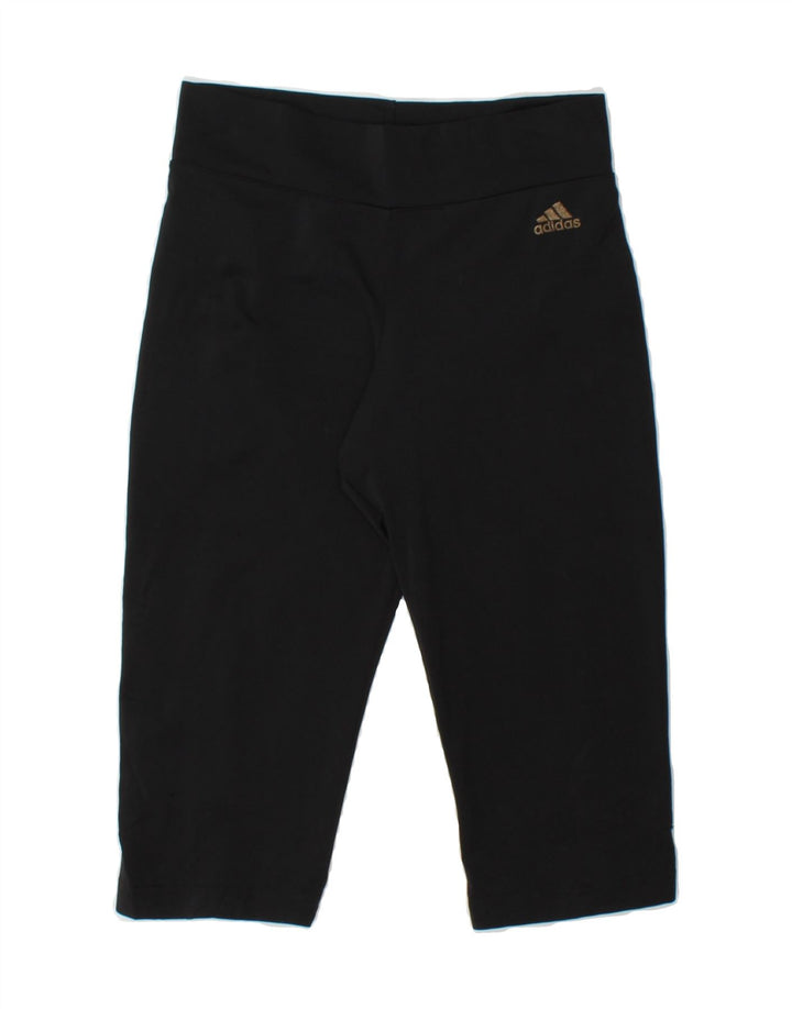 ADIDAS Womens Bermuda Sport Shorts UK 4 XS  Black Polyester Vintage Adidas and Second-Hand Adidas from Messina Hembry 