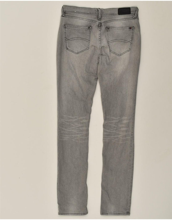 TOMMY HILFIGER Girls Slim Jeans 15-16 Years W28 L32 Grey Cotton | Vintage Tommy Hilfiger | Thrift | Second-Hand Tommy Hilfiger | Used Clothing | Messina Hembry 