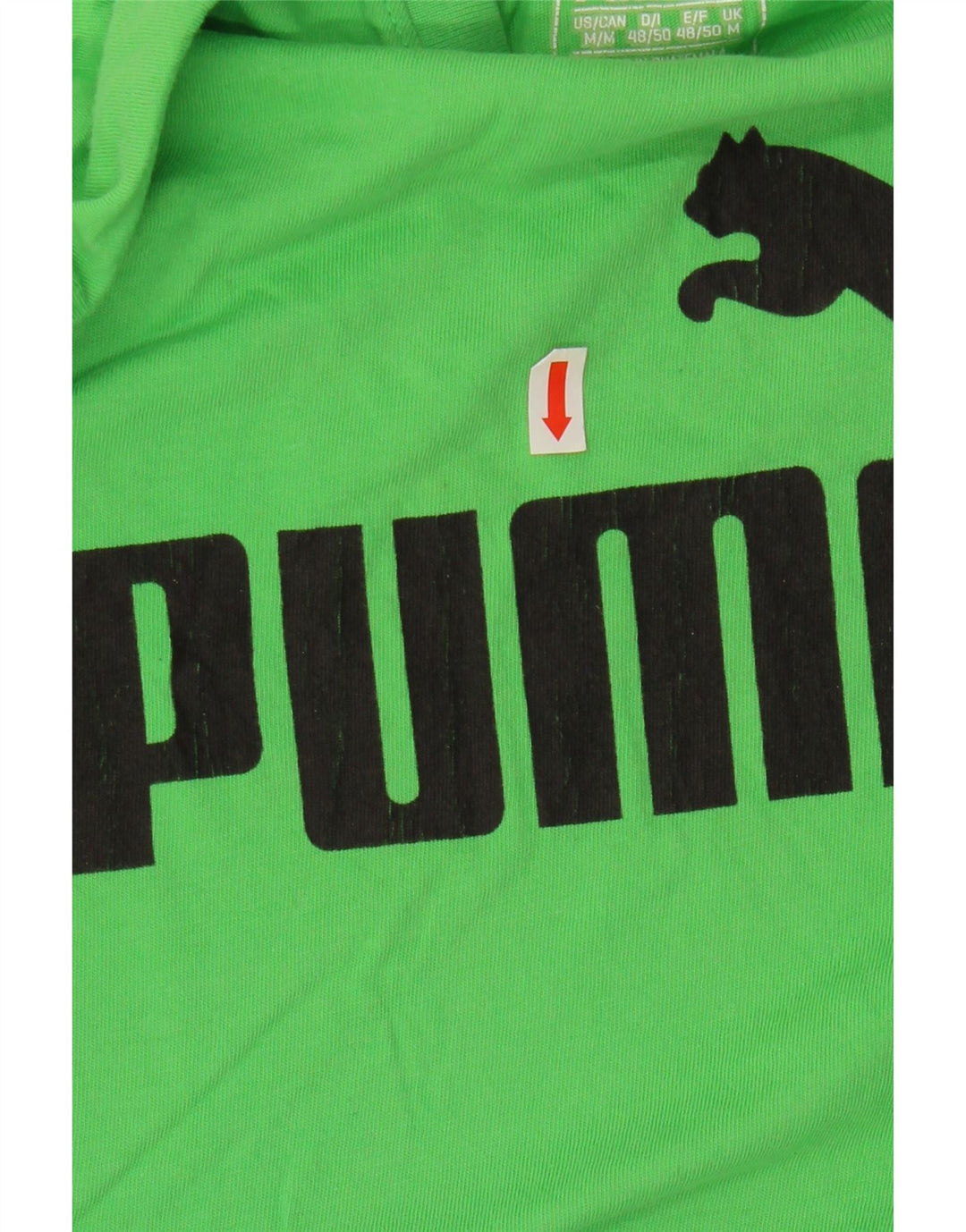 Puma Mens Graphic T-Shirt Top Medium Green