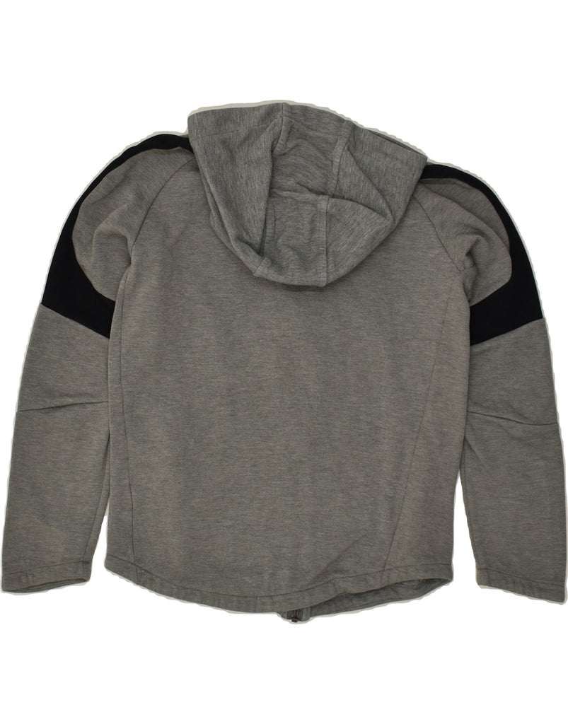 PUMA Boys Zip Hoodie Sweater 13-14 Years XL Grey Colourblock Cotton | Vintage Puma | Thrift | Second-Hand Puma | Used Clothing | Messina Hembry 