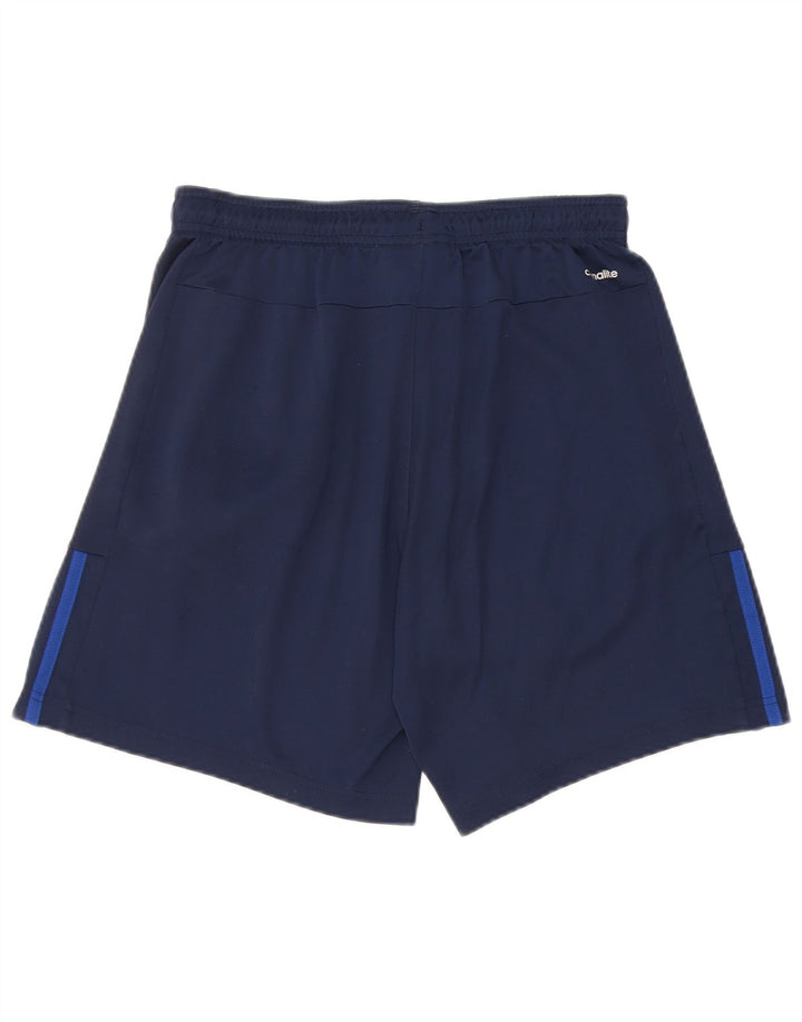 Adidas Mens Sport Shorts Small Navy Blue Polyester