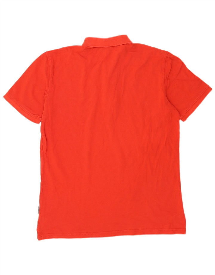 Napapijri Mens Polo Shirt Medium Red