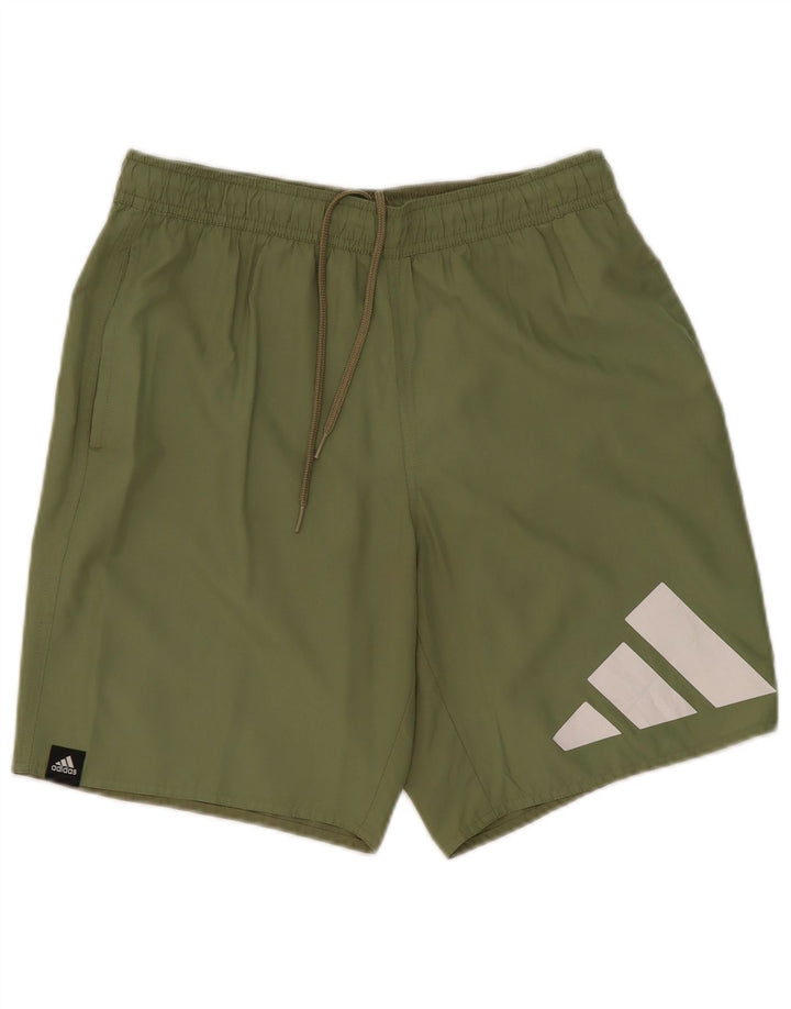 Adidas Mens Graphic Sport Shorts Medium Khaki