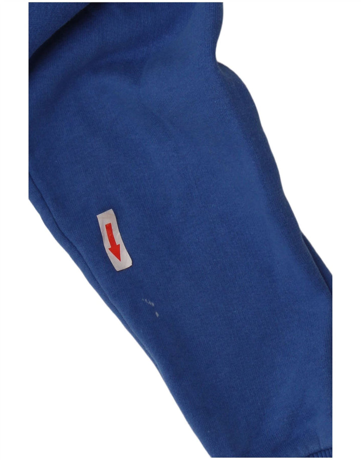 Superdry Mens Graphic Hoodie Jumper Medium Blue Cotton