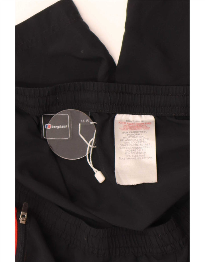 Berghaus Boys Sport Shorts 14-15 Years  Black Colourblock Polyester