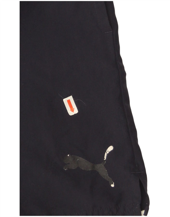 Puma Mens Sport Shorts Medium Navy Blue Polyester