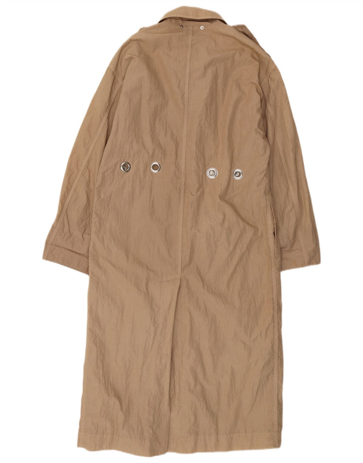 Diesel Womens Trench Coat UK 40 Large Beige Cotton