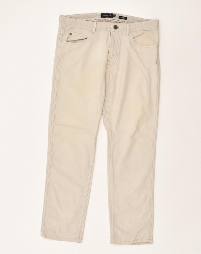 MASSIMO DUTTI Womens Straight Casual Trousers EU 40 Medium W32 L27 Grey | Vintage Massimo Dutti | Thrift | Second-Hand Massimo Dutti | Used Clothing | Messina Hembry 