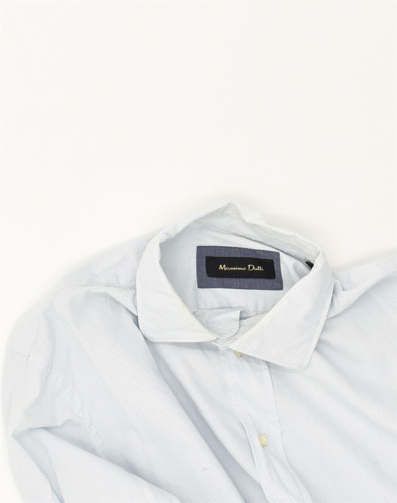 MASSIMO DUTTI Mens Shirt Medium Blue Cotton | Vintage Massimo Dutti | Thrift | Second-Hand Massimo Dutti | Used Clothing | Messina Hembry 