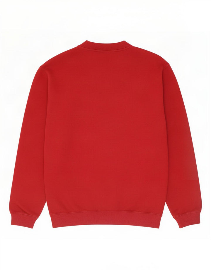Wrangler Mens Sweatshirt Jumper Large Red Cotton