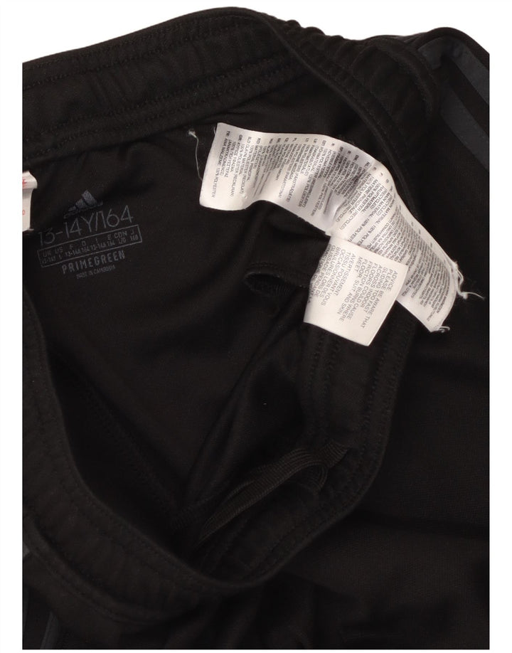Adidas Boys Tracksuit Trousers 13-14 Years  Black Polyester