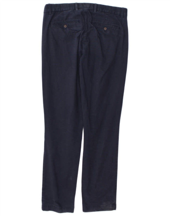 Gap Mens Slim Chino Trousers W32 L32 Navy Blue