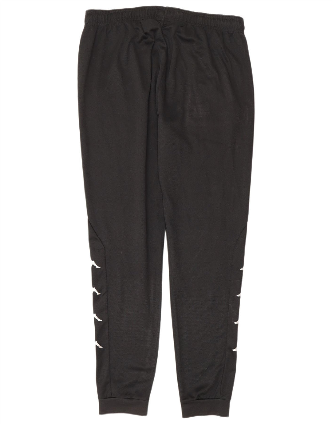 Kappa Mens Graphic Tracksuit Trousers Joggers XL  Black Polyester