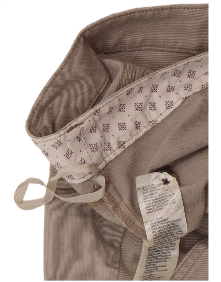 White Stuff Womens Straight Skirt UK 14 Large W32 Grey Cotton