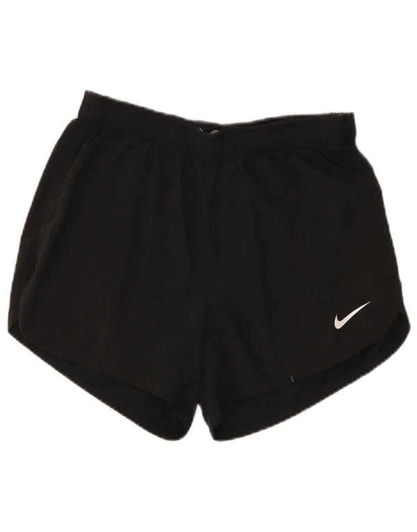Nike Womens Dri Fit Sport Shorts UK 12 Medium Black Polyester