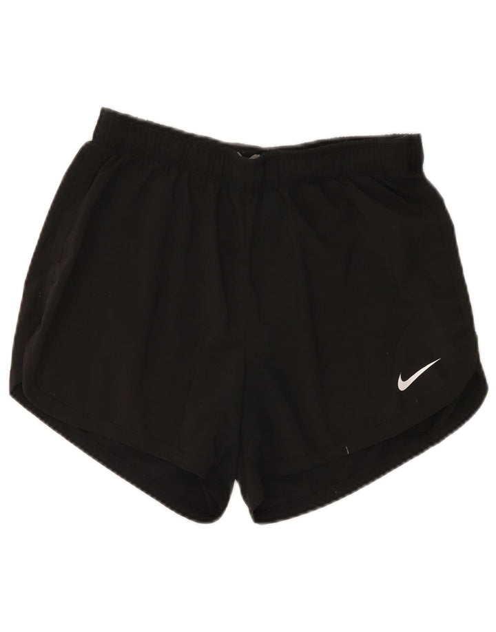 Nike Womens Dri Fit Sport Shorts UK 12 Medium Black Polyester