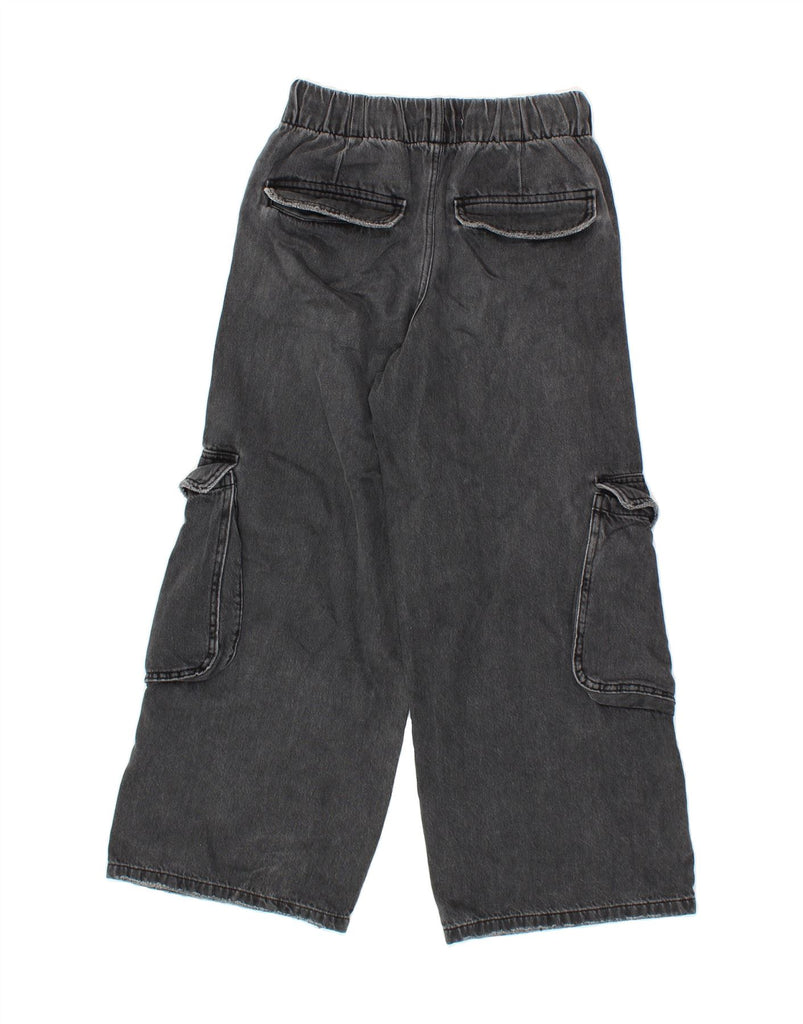 ZARA Boys Cargo Wide Leg Jeans 11-12 Years W26 L26 Grey Cotton Vintage Zara and Second-Hand Zara from Messina Hembry 