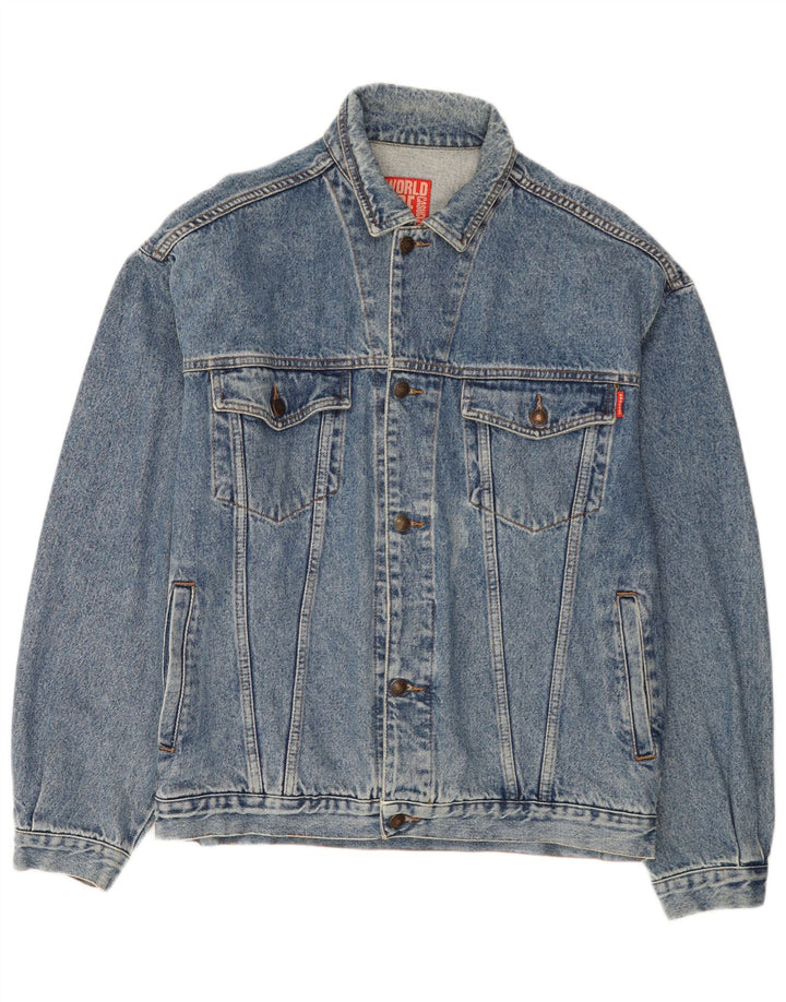 Casucci Mens Denim Jacket UK 42 XL Blue