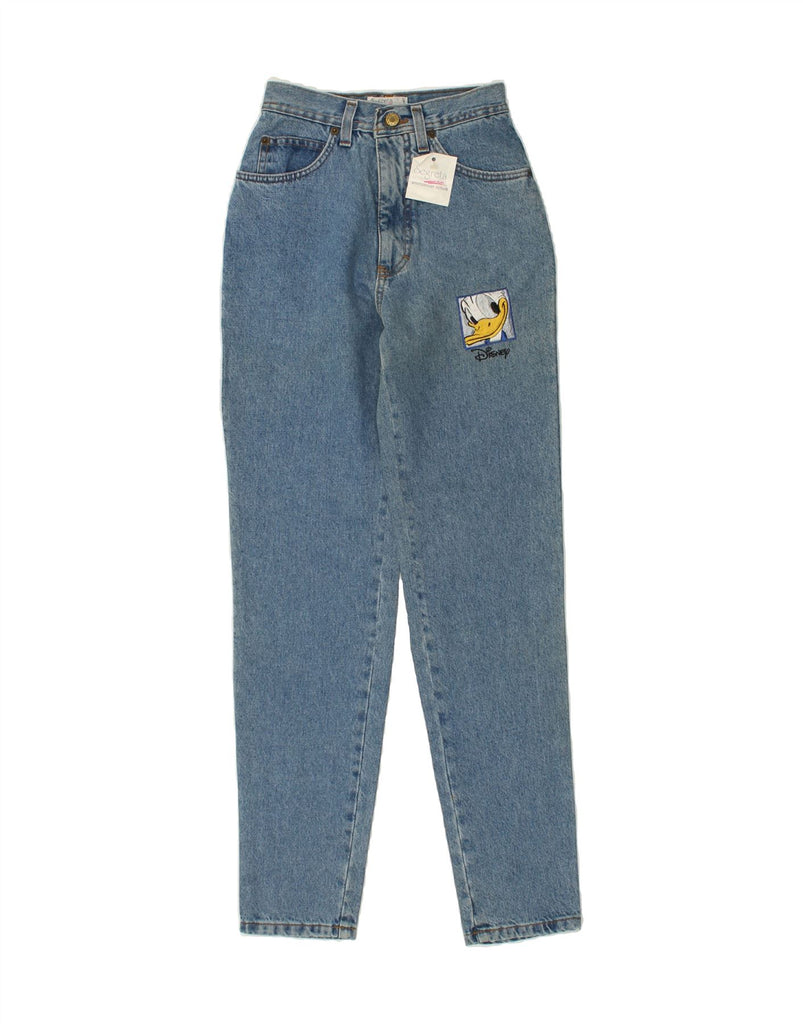 EMMANUEL SCHVILI Womens Disney Tapered Jeans IT 40 Small W24 L31 Blue | Vintage Emmanuel Schvili | Thrift | Second-Hand Emmanuel Schvili | Used Clothing | Messina Hembry 