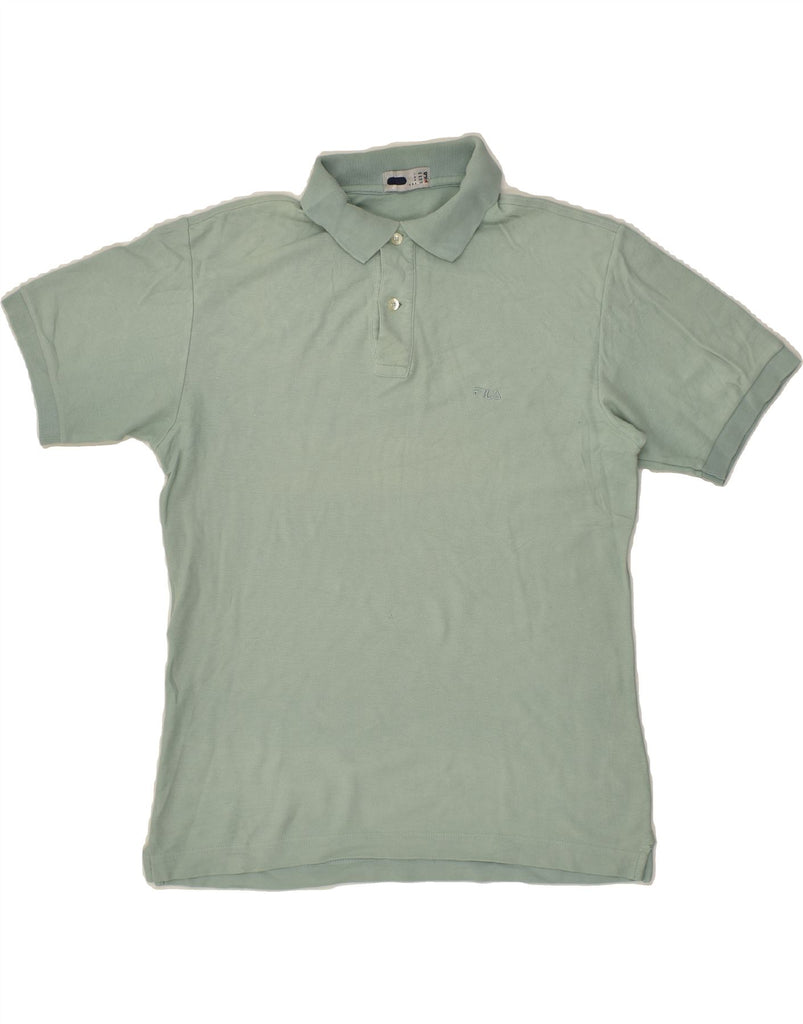 FILA Mens Polo Shirt IT 44 XS Green Cotton | Vintage Fila | Thrift | Second-Hand Fila | Used Clothing | Messina Hembry 