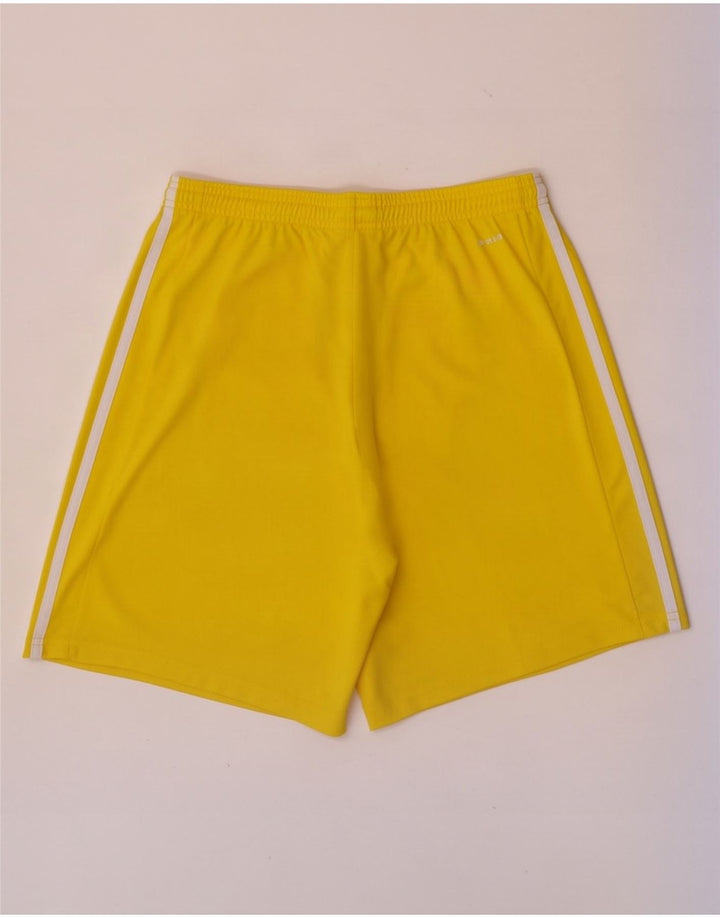 Adidas Mens Sport Shorts Medium Yellow Polyester