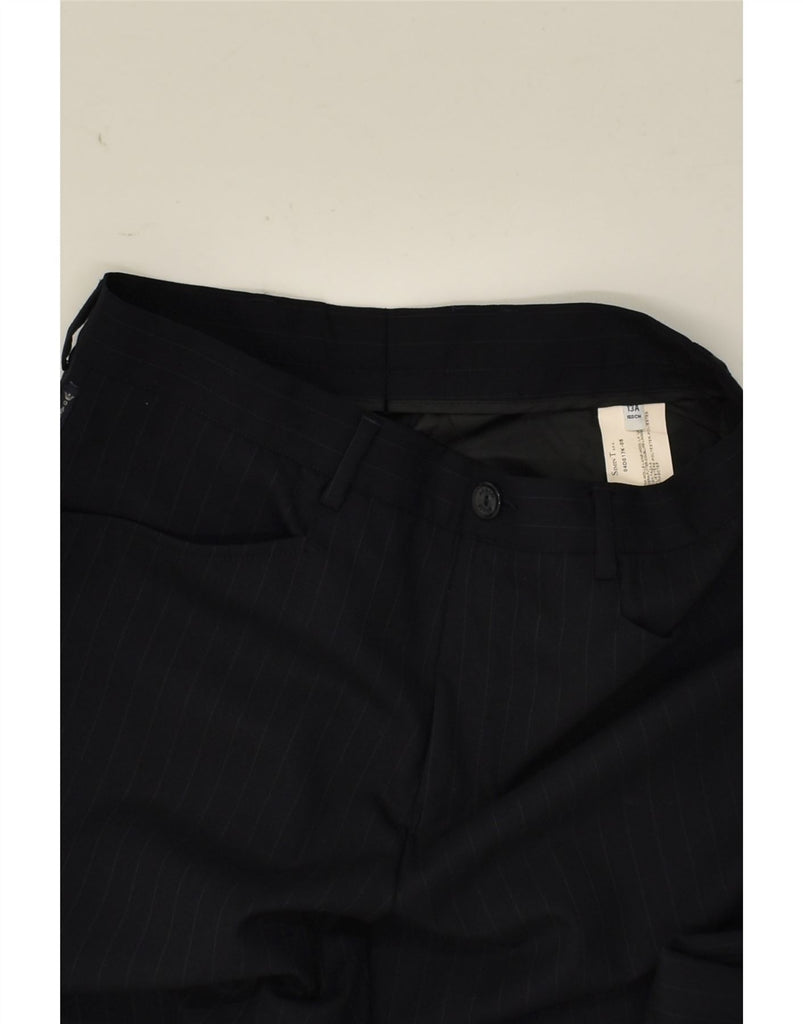 ARMANI JUNIOR Boys Straight Casual Trousers 12-13 Years W28 L28 Black | Vintage Armani Junior | Thrift | Second-Hand Armani Junior | Used Clothing | Messina Hembry 