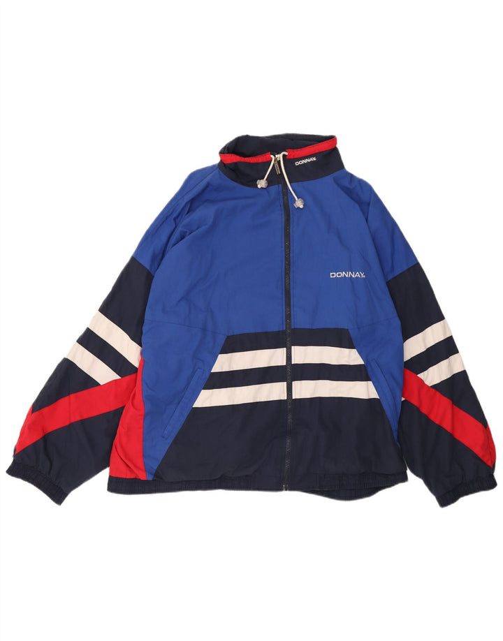 Donnay Mens Tracksuit Top Jacket 2XL Blue Colourblock
