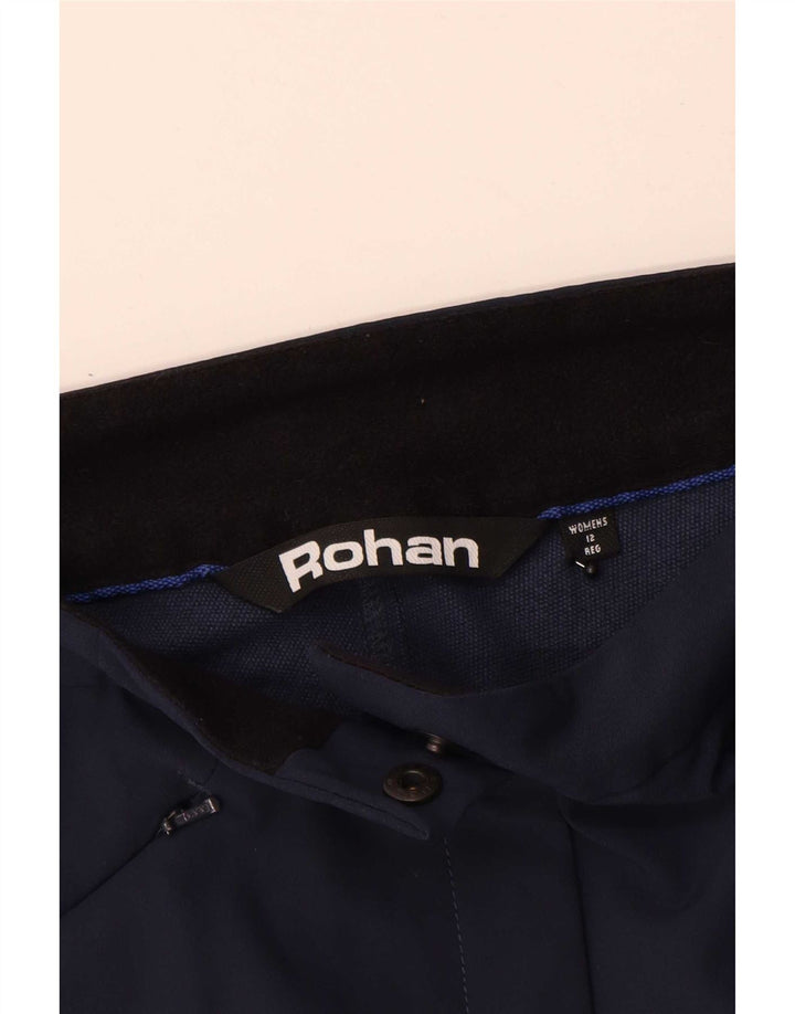 Rohan Womens Bootcut Casual Trousers UK 12 Medium W30 L26 Navy Blue